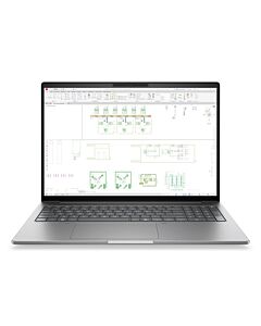HP E82H4ET laptop Copilot+ PC 40.6 cm (16") WUXGA 16 GB DDR5-SDRAM 512 GB SSD Wi-Fi 7 (802.11be) Windows 11 Pro AI Workstation, AI PC Silver E82H4ET#ABU