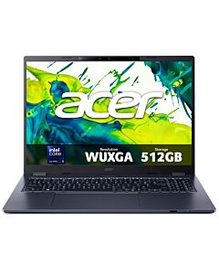 Acer TravelMate P4 16 laptop (TMP416-54) - Intel Core Ultra 5, 16GB RAM, 512GB SSD, 16" WUXGA display, Windows 11 NX.BFSEK.005