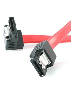 StarTech.com 12in Latching SATA to Right Angle SATA Serial ATA Cable LSATA12RA1