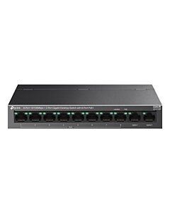 TP-Link LS1210P network switch Unmanaged L2 Gigabit Ethernet (10/100/1000) Power over Ethernet (PoE) Desktop Black LS1210P