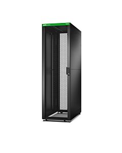 APC Easy Rack, 42U, Black, With Roof, Castors, Feet, 4 Brackets, and Side Panels, No Bottom, 1991H x 600W x 1100D mm ER6212