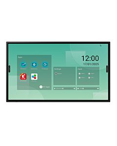 Sharp LM551 Interactive flat panel 139.7 cm (55") LED Wi-Fi 500 cd/m² 4K Ultra HD Black Touchscreen Built-in processor Android 14 18/7 PNLM551
