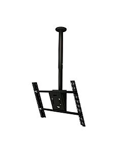 B-Tech Telescopic Universal Flat Screen Ceiling Mount with Tilt (VESA 600 x 400) - 0.6m to 1m Ø50mm Pole