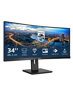 Philips B Line 345B1C/00 computer monitor 86.4 cm (34") 3440 x 1440 pixels Quad HD LCD Black