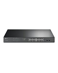 TP-Link JetStream 16-Port Gigabit Easy Smart PoE/PoE+ Switch TL-SG1218MPE
