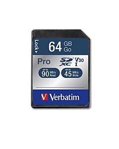 Verbatim Pro 64 GB SDXC UHS Class 10
