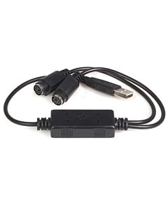 StarTech.com USB to PS/2 Adapter - Keyboard and Mouse