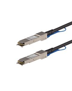 StarTech.com Juniper EX-QSFP-40GE-DAC-50CM Compatible 0.5m 40G QSFP+ to QSFP+ Direct Attach Cable Twinax - 40GbE QSFP+ Copper DAC 40 Gbps Low Power Passive Transceiver ule DAC EXQSFP4050CM