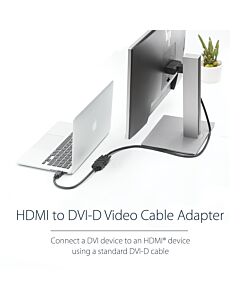 StarTech.com 8in HDMI to DVI-D Video Cable Adapter - HDMI Male to DVI Female