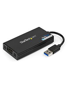 StarTech.com USB 3.0 to HDMI Adapter - 4K 30Hz Ultra HD - DisplayLink Certified - USB Type-A to HDMI Display Adapter Converter for Monitor - External Video & Graphics Card - Mac & Windows