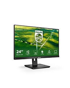 Philips 242B1G/00 computer monitor 60.5 cm (23.8") 1920 x 1080 pixels Full HD LED Black 242B1G/00