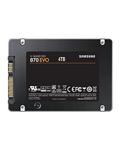 Samsung 870 EVO 4 TB 2.5" Serial ATA III V-NAND MLC MZ-77E4T0B/EU