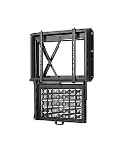 B-Tech Flat Screen Wall Mount With Pull-down AV Storage Tray (VESA 600 x 400)