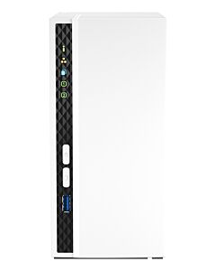 QNAP TS-233 NAS/storage server Tower ARM Cortex-A55 2 GB 0 TB QNAP QTS White