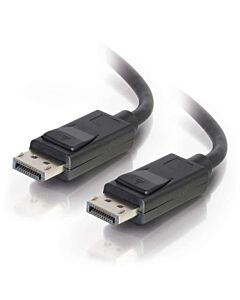 C2G 2m DisplayPort Cable with Latches 8K UHD M/M - 4K - Black