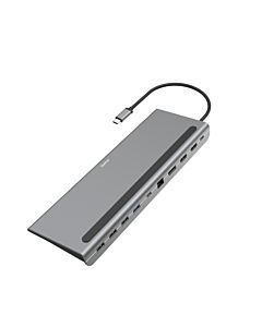 Hama 00200100 laptop dock/port tor USB 3.2 Gen 1 (3.1 Gen 1) Type-C Anthracite 00200100