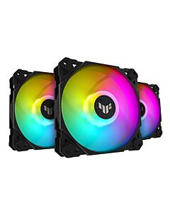 ASUS TUF Gaming TF120 ARGB Fan - Triple Fan Kit with ARGB Controller Computer case Air cooler 12 cm Black