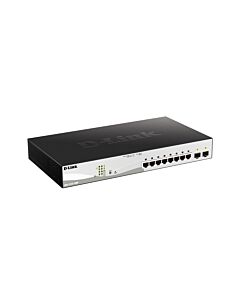 D-Link 10-Port Gigabit PoE+ Smart Managed Switch including 2 SFP Ports DGS-1210-10MP