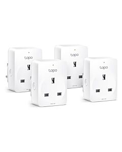 TP-Link Tapo Mini Smart Wi-Fi Socket, Energy Monitoring, 4-Pack TAPO P110(4-PACK)