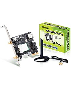 GIGABYTE GC-WB1733D-I network card Internal WLAN / Bluetooth 1733 Mbit/s