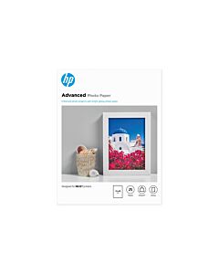 HP Advanced Photo Paper, Glossy, 250 g/m2, 13 x 18 cm (127 x 178 mm), 25 sheets