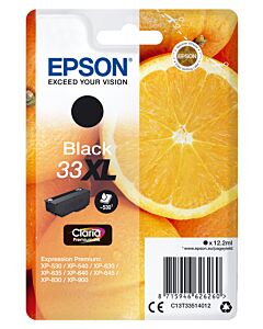Epson Oranges Singlepack Black 33XL Claria Premium Ink C13T33514012