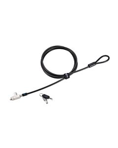 Kensington Slim N17 2.0 Keyed Laptop Lock for Wedge-Shaped Slots K64440WW