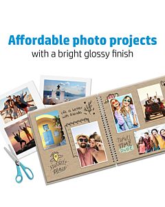 HP Everyday Photo Paper, Glossy, 200 g/m2, A4 (210 x 297 mm), 100 sheets