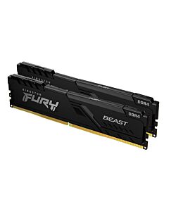 Kingston Technology FURY Beast 16GB 3600MT/s DDR4 CL17 DIMM (Kit of 2) Black