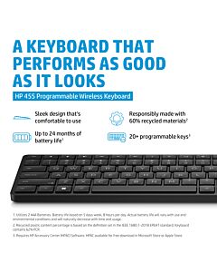 HP 455 Programmable Wireless Keyboard