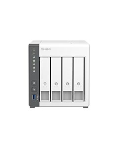 QNAP TS-433 NAS Tower ARM Cortex-A55 4 GB 0 TB QNAP QTS White