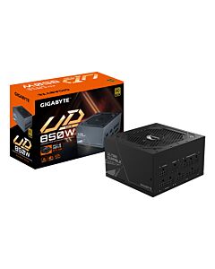 GIGABYTE UD850GM PG5 V2 Power Supply Unit- PCIe Gen 5.0, 80 PLUS Gold, Fully Modular Design, 120mm Fan, ATX 3.0 compatible, EU Plug