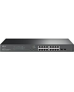 TP-Link JetStream 18-Port Gigabit Smart Switch with 16-Port PoE+ TL-SG2218P