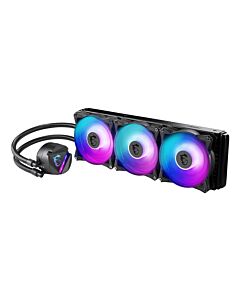 MSI MAG CORELIQUID 360R V2 Liquid CPU Cooler '360mm Radiator, 3x 120mm ARGB PWM Fan, ARGB lighting, Center Supported, Compatible with Intel and AMD Platforms, Latest LGA 1700 ready'