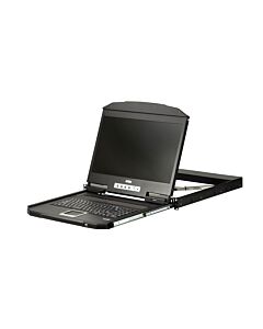 ATEN 1U Short Depth USB HDMI Single Rail Full