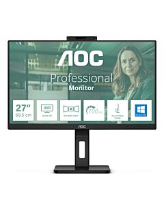 AOC Q27P3CW computer monitor 68.6 cm (27") 2560 x 1440 pixels Quad HD LED Black Q27P3CW