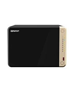 QNAP TS-664 NAS Tower Intel® Celeron® N5095 8 GB DDR4 0 TB QNAP QTS Black, Bronze