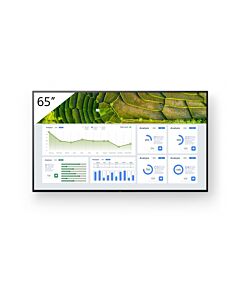 Sony FW-65BZ30L Signage Display Digital signage flat panel 165.1 cm (65") LCD Wi-Fi 440 cd/m² 4K Ultra HD Black Android 24/7 FW-65BZ30L