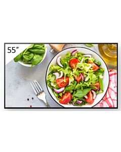 Sony FW-55BZ35L Signage Display Digital signage flat panel 139.7 cm (55") LCD Wi-Fi 550 cd/m² 4K Ultra HD Black Android 24/7