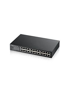 Zyxel GS1100-24E Unmanaged Gigabit Ethernet (10/100/1000) Black