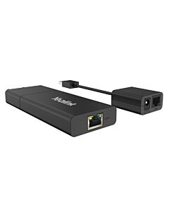 Yealink USB2CAT5E-EXT Network transmitter & receiver Black