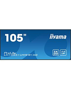iiyama LH10551UWS-B1AG Signage Display Digital signage flat panel 2.66 m (104.7") LED 500 cd/m² UltraWide Full HD Black 24/7