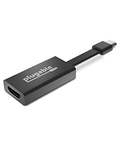 Plugable Technologies USB C to HDMI Adapter 4K 30Hz, Thunderbolt 3 to HDMI Adapter Compatible with MacBook Pro, Windows, Chromebooks, 2018+ iPad Pro, Dell XPS, Thunderbolt 3 Ports and more - Driverless