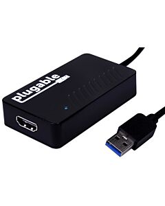 Plugable Technologies USB 3.0 to HDMI Video Graphics Adapter with Audio for Multiple Monitors up to 2560x1440 Supports Windows 11, 10, 8.1, 7, XP, and Mac