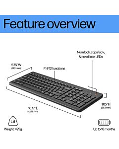 HP 225 Wireless Keyboard
