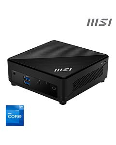 MSI Cubi 5 12M Intel Core i7 1255U Barebone, NUC, SFF, Mini Computer, HTPC, (NO RAM, NO Storage, NO OS), IRIS XE Graphics/ThunderBolt 4/Type C/HDMI/DisplayPort/Dual LAN/WiFi 6E/BT 5.3/VESA