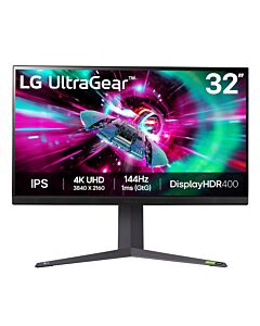 LG 32GR93U-B computer monitor 80 cm (31.5") 3840 x 2160 pixels 4K Ultra HD LCD Black, Grey, Purple 32GR93U-B.AEK