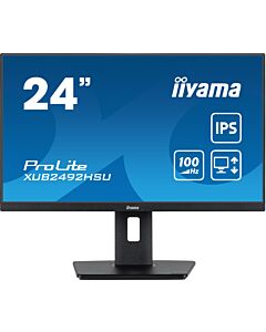 iiyama 24” IPS technology panel with height adjustable stand and 100Hz refresh rate