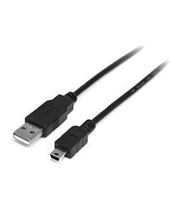 StarTech.com 1m Mini USB 2.0 Cable - A to Mini B - M/M USB2HABM1M