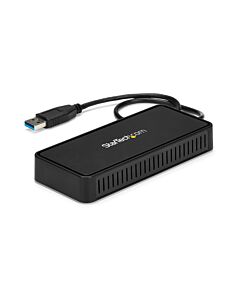 StarTech.com USB 3.0 Mini Dock - Dual Monitor USB-A Docking Station with DisplayPort 4K 60Hz Video & Gigabit Ethernet - 1ft (30cm) cable - Portable USB 3.1 Gen 1 Type-A Laptop Adapter USBA2DPGB